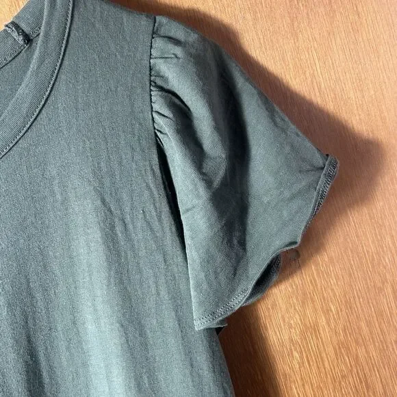 J CREW Factory Knit Tiered Above Knee Dress Size Small Olive Green CA442 NWT - Picture 4 of 7